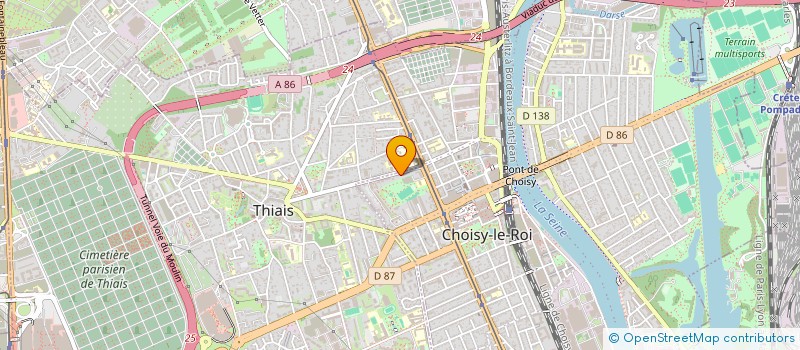 localisation de l'entreprise MADAME MANON LOZINGUEZ  CHOISY LE ROI