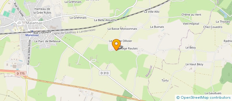 localisation de l'entreprise MADAME MANON LUCAS  MALANSAC