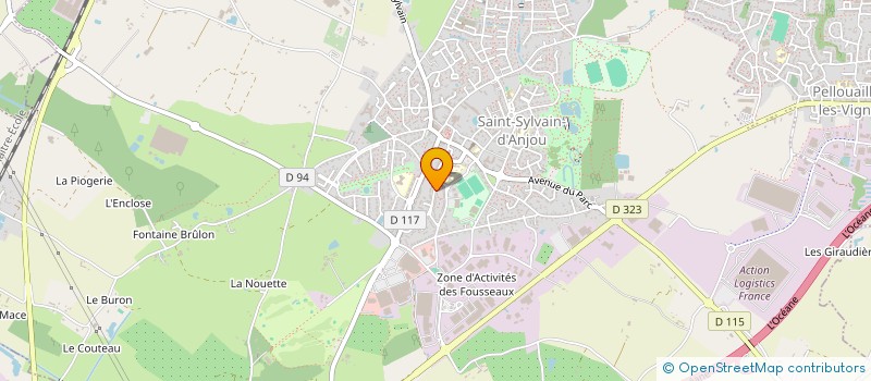 localisation de l'entreprise MADAME MANON LUCIEN  VERRIERES-EN-ANJOU