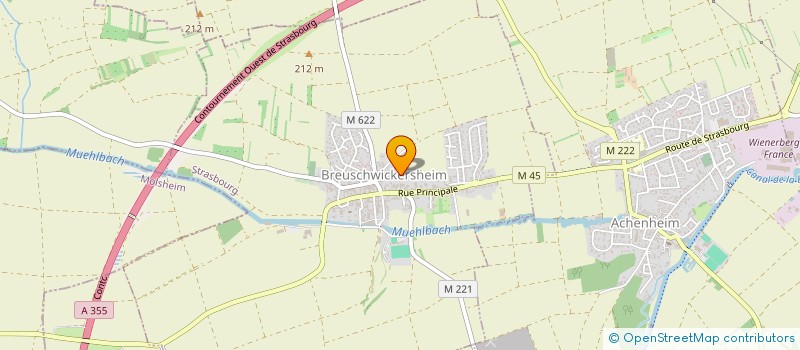 localisation de l'entreprise MADAME MANON LUTZ  BREUSCHWICKERSHEIM