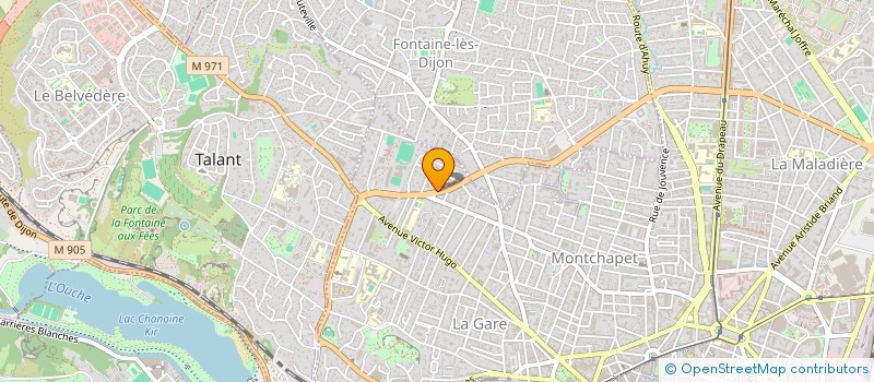 localisation de l'entreprise MADAME MANON MABRU  DIJON