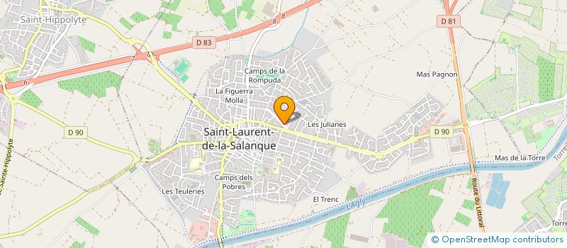 localisation de l'entreprise MADAME MANON MACH  SAINT-LAURENT-DE-LA-SALANQUE