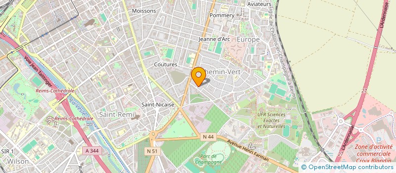 localisation de l'entreprise MADAME MANON MAHROUG  REIMS