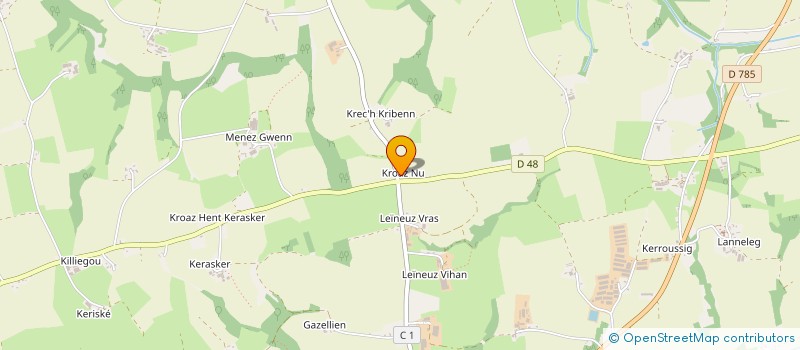 localisation de l'entreprise MADAME MANON MAILLARD  PLEYBEN