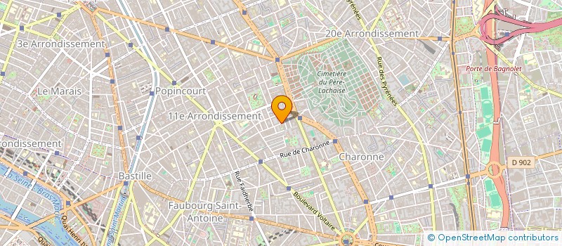 localisation de l'entreprise MADAME MANON MAILLARD  PARIS