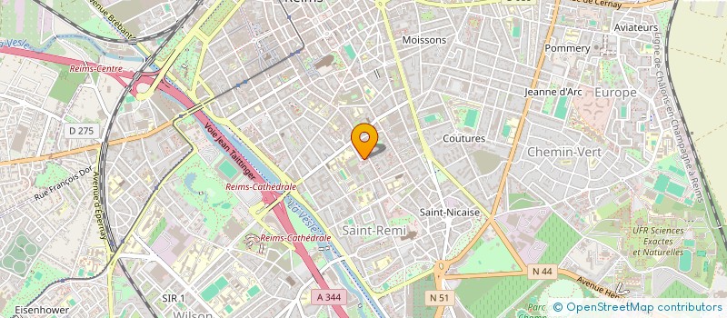 localisation de l'entreprise MADAME MANON MAITREHANCHE  REIMS