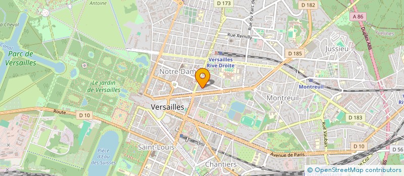 localisation de l'entreprise MADAME MANON MALIK à VERSAILLES