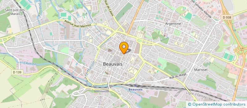 localisation de l'entreprise MADAME MANON MANDELIEN  BEAUVAIS