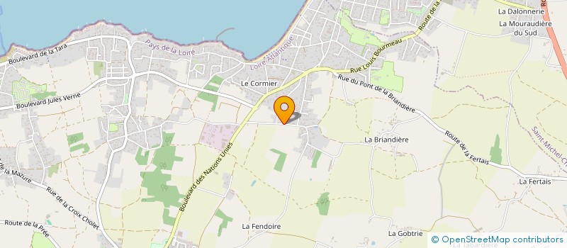 localisation de l'entreprise MADAME MANON MANON DAULOUDET à LA PLAINE-SUR-MER
