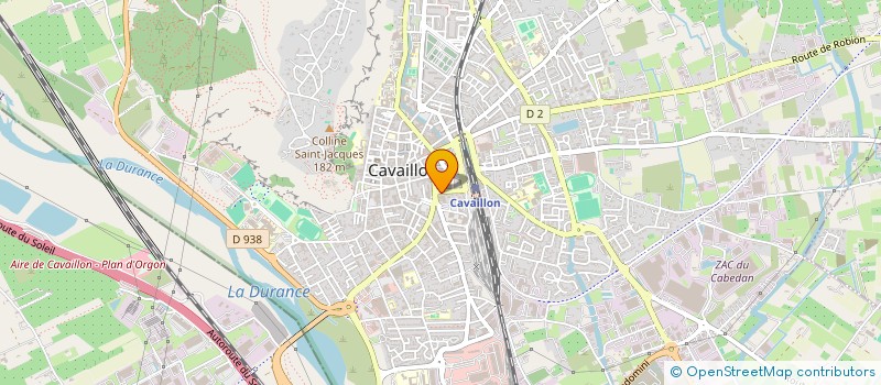 localisation de l'entreprise MADAME MANON MARAVAL  CAVAILLON