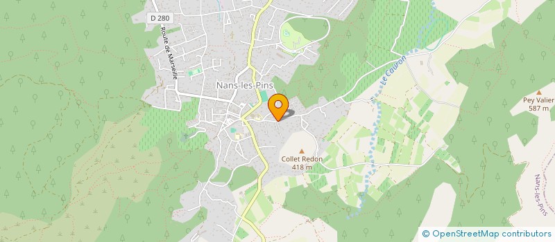 localisation de l'entreprise MADAME MANON MARCELLIN  NANS-LES-PINS
