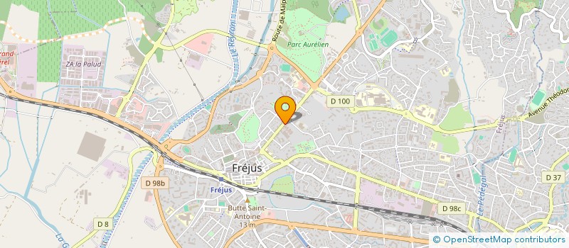 localisation de l'entreprise MADAME MANON MARCHADIER  FREJUS