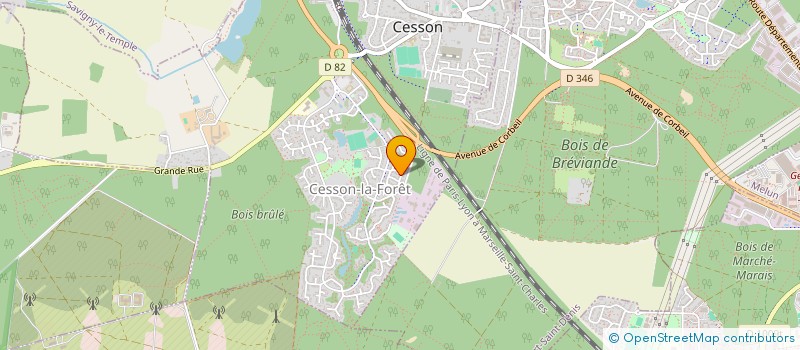 localisation de l'entreprise MADAME MANON MARGERIE  CESSON