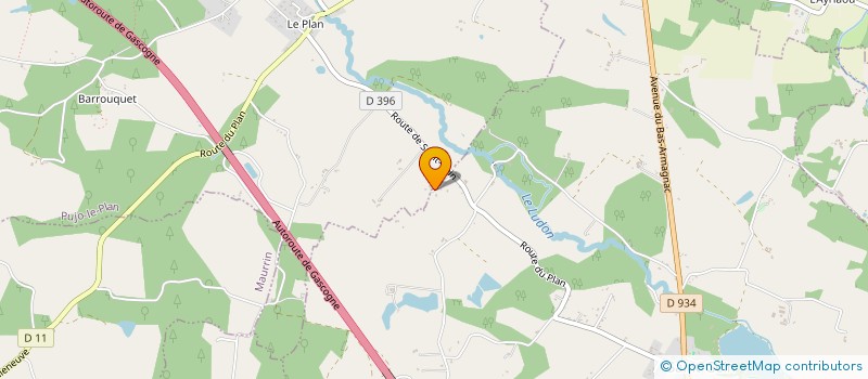 localisation de l'entreprise MADAME MANON MARQUE  PUJO-LE-PLAN