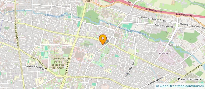 localisation de l'entreprise MADAME MANON MARQUEZE  PAU