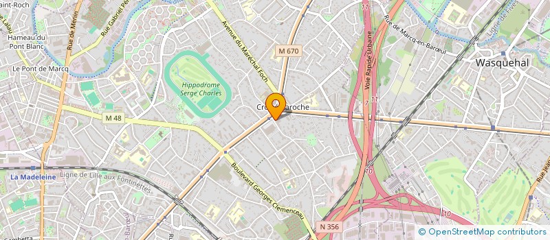 localisation de l'entreprise MADAME MANON MARSEILLE  MARCQ-EN-BARUL