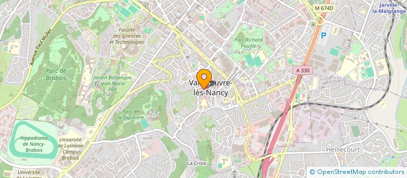 localisation de l'entreprise MADAME MANON MARTIN  VANDUVRE-LES-NANCY