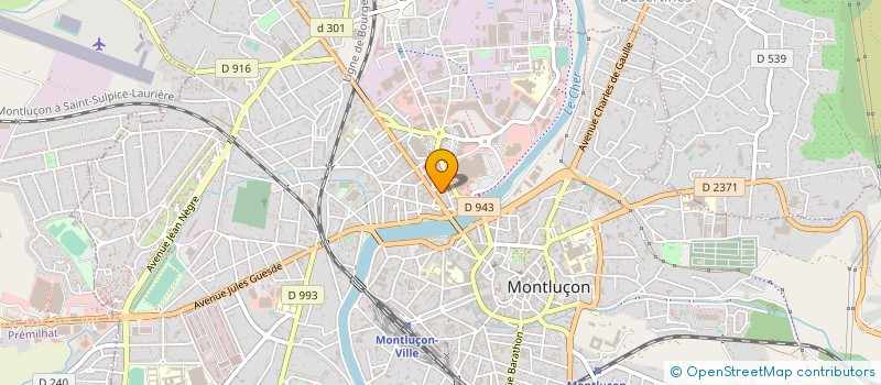 localisation de l'entreprise MADAME MANON MARTIN à MONTLUCON
