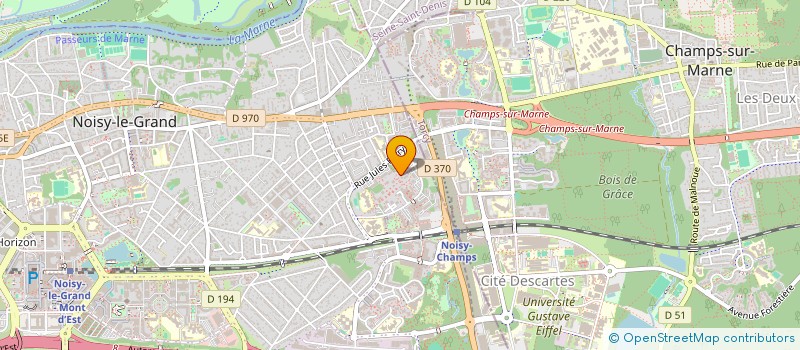 localisation de l'entreprise MADAME MANON MARTIN-LE NOST  NOISY-LE-GRAND