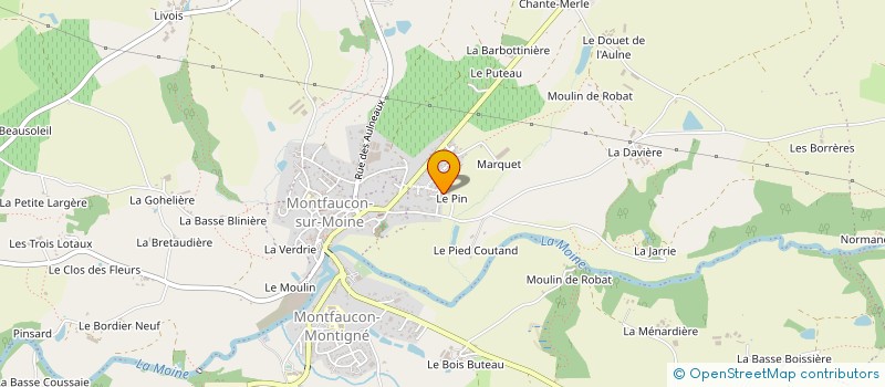 localisation de l'entreprise MADAME MANON MARTINEAU  SEVREMOINE