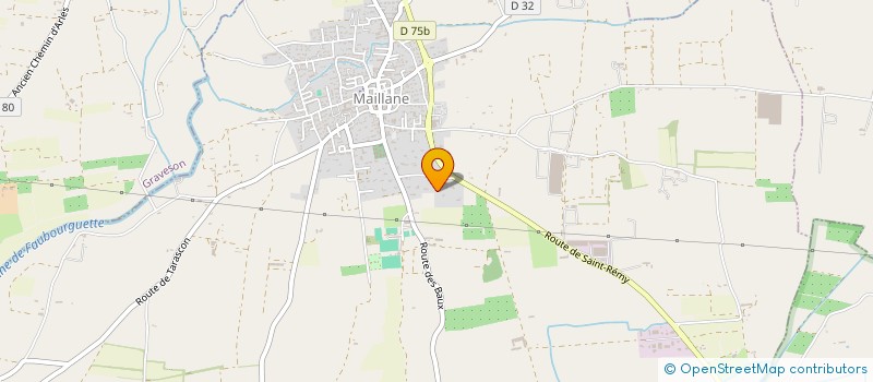 localisation de l'entreprise MADAME MANON MARTINEZ  MAILLANE