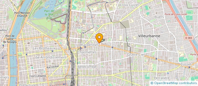 localisation de l'entreprise MADAME MANON MARTINIE  VILLEURBANNE