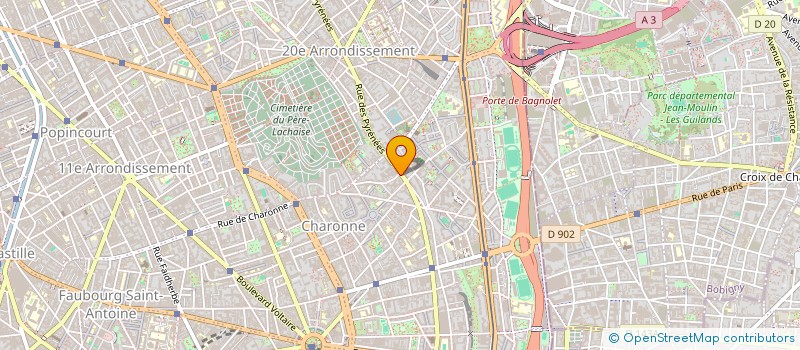 localisation de l'entreprise MADAME MANON MARVIN  PARIS