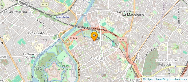 localisation de l'entreprise MADAME MANON MASSET à LILLE