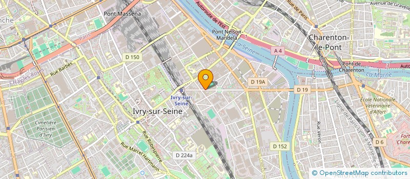 localisation de l'entreprise MADAME MANON MASSONNAT  IVRY-SUR-SEINE