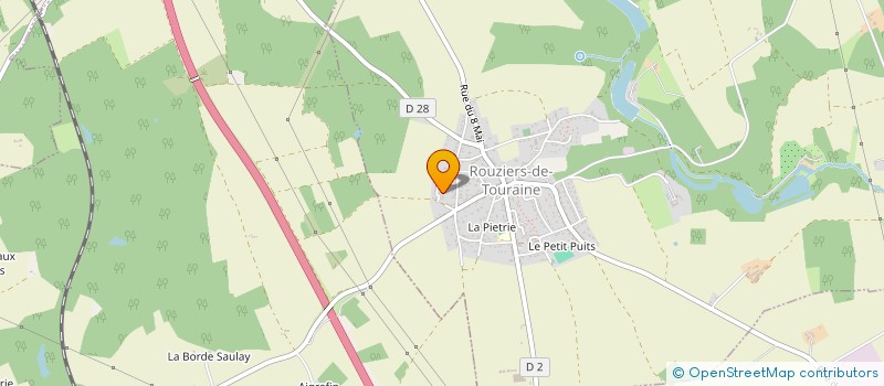 localisation de l'entreprise MADAME MANON MATHECOWITSCH  ROUZIERS-DE-TOURAINE