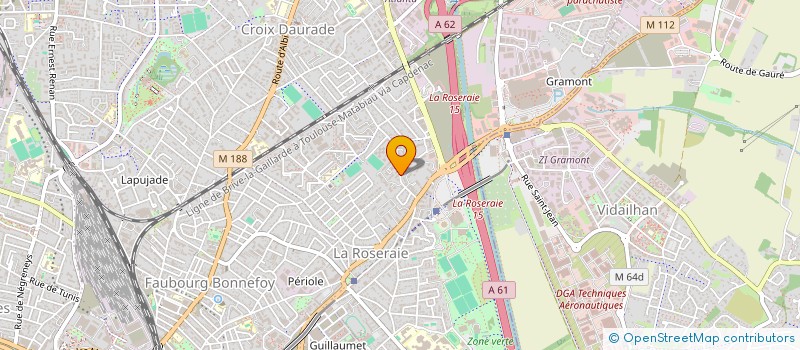 localisation de l'entreprise MADAME MANON MAUREL  TOULOUSE