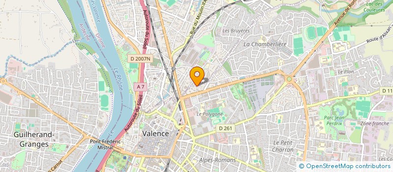 localisation de l'entreprise MADAME MANON MAZAT à VALENCE