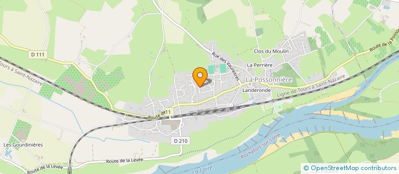 localisation de l'entreprise MADAME MANON MEGGLE  LA POSSONNIERE