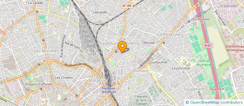 localisation de l'entreprise MADAME MANON MENARD  TOULOUSE