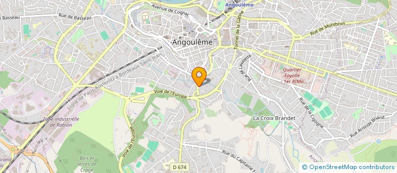localisation de l'entreprise MADAME MANON MERCIER à ANGOULEME