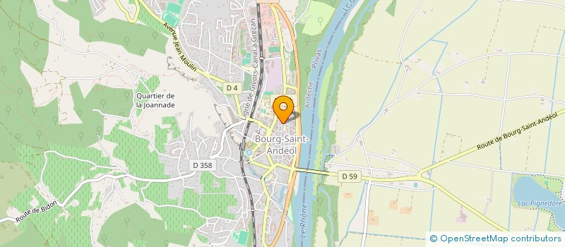 localisation de l'entreprise MADAME MANON MERCOYROL  BOURG-SAINT-ANDEOL