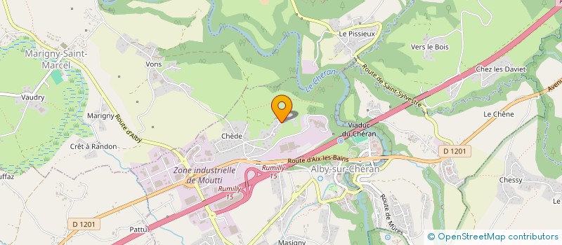 localisation de l'entreprise MADAME MANON METRAL  ALBY-SUR-CHERAN