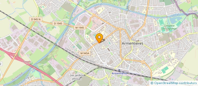 localisation de l'entreprise MADAME MANON MEURISSE  ARMENTIERES