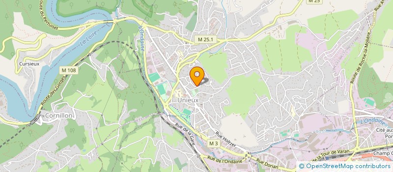 localisation de l'entreprise MADAME MANON MEYER  UNIEUX