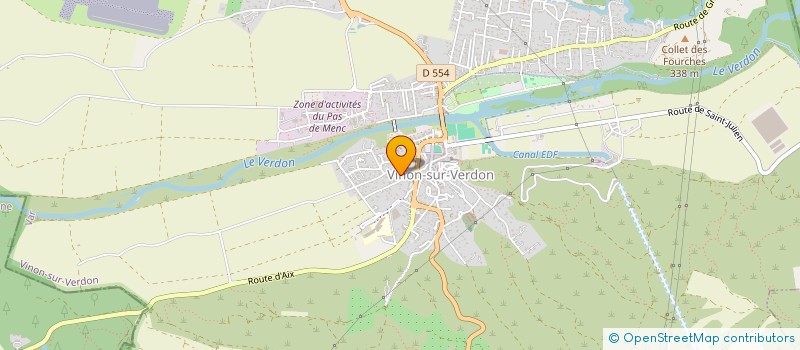 localisation de l'entreprise MADAME MANON MICHEL  GINASSERVIS