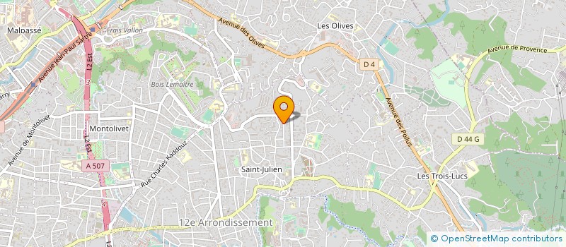 localisation de l'entreprise MADAME MANON MICHEL à MARSEILLE