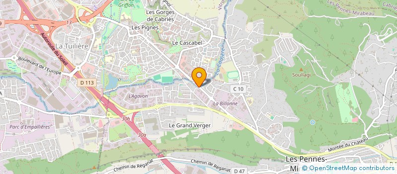 localisation de l'entreprise MADAME MANON MIQUELIS à LES PENNES-MIRABEAU