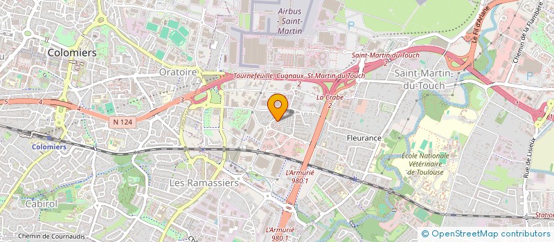 localisation de l'entreprise MADAME MANON MIRAILLES  TOULOUSE
