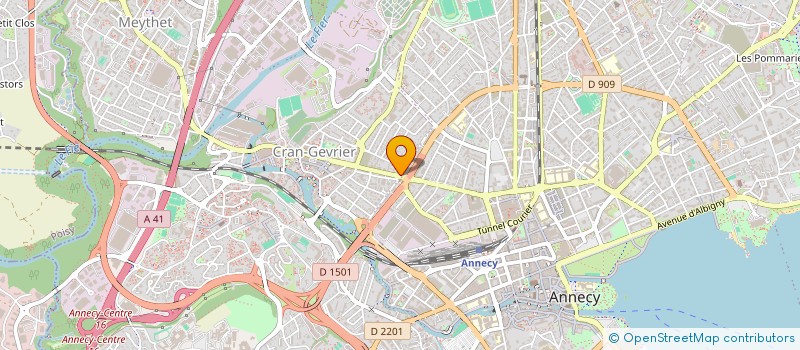 localisation de l'entreprise MADAME MANON MONGE à ANNECY