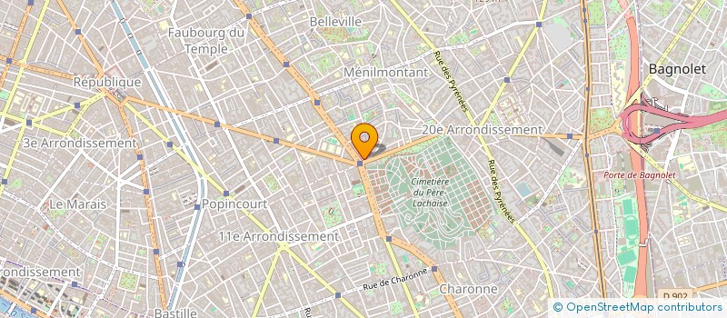 localisation de l'entreprise MADAME MANON MONNET  PARIS