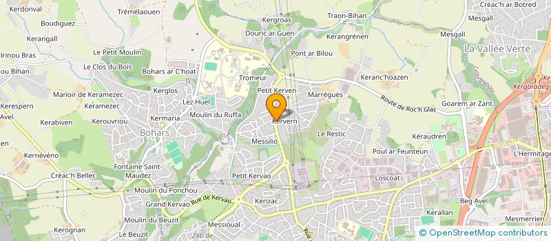 localisation de l'entreprise MADAME MANON MONNIER à BREST