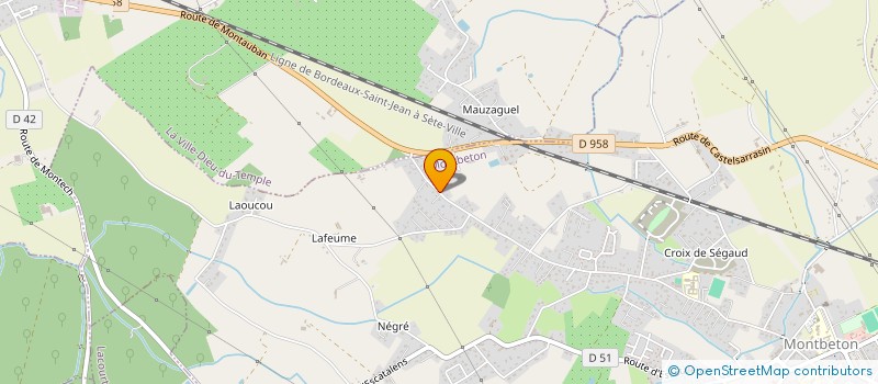 localisation de l'entreprise MADAME MANON MONTAGNE  MONTBETON