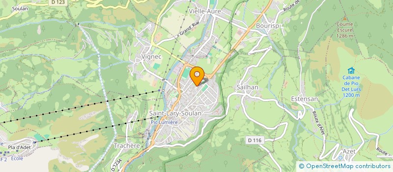 localisation de l'entreprise MADAME MANON MONTEL  SAINT-LARY-SOULAN