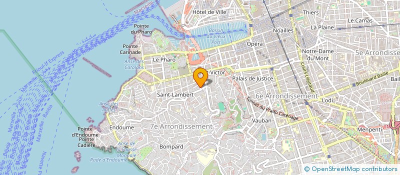 localisation de l'entreprise MADAME MANON MONTORIOL  MARSEILLE 7EME