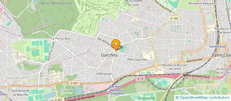 localisation de l'entreprise MADAME MANON MORCET à GARCHES